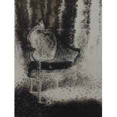 Ariba Akhlaque, Baithak, A3, Photogravure Print, AC-ARAK-011